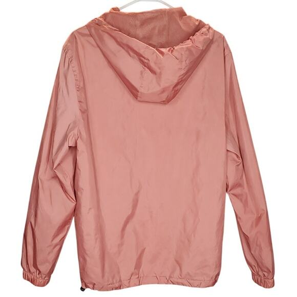 Kios New York Women’s Pink Hooded Windbreaker Jacket Size Large Waterproof - Picture 2 of 6